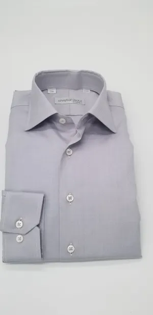Contemporary Fit Twill Dress Shirt R051 Grey