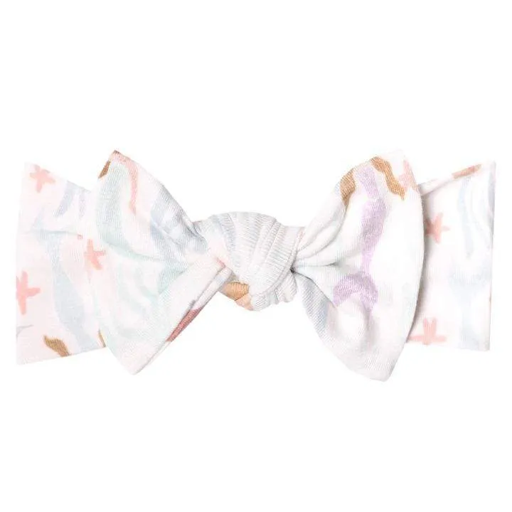 Coral Knit Headband Bow*