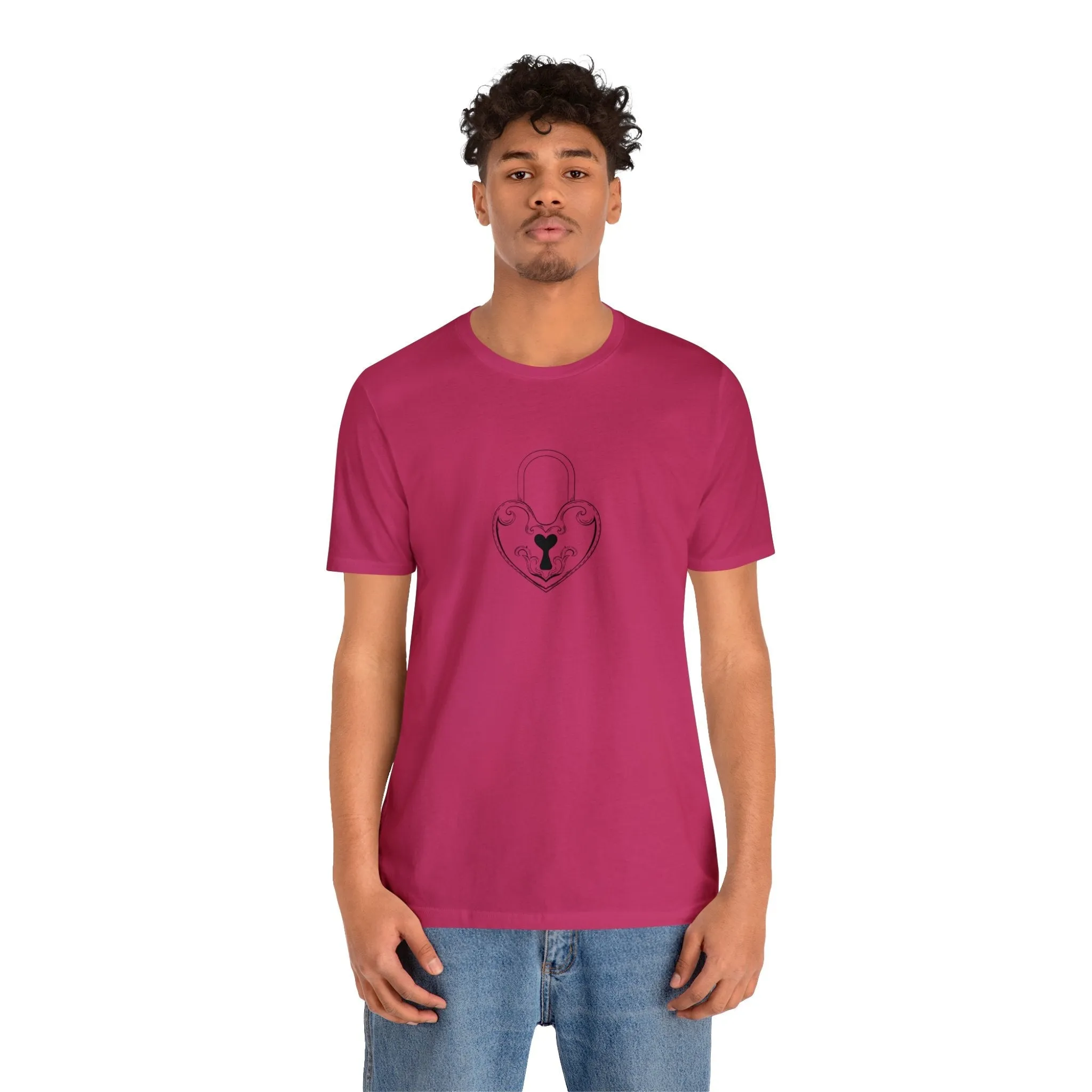 Couples Lock & Key Shirts -lock heart