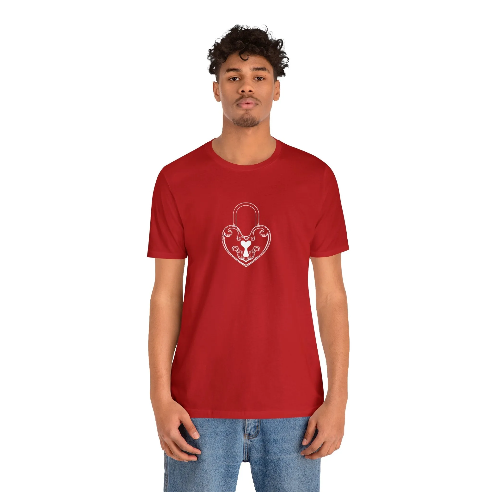 Couples Lock & Key Shirts -lock heart