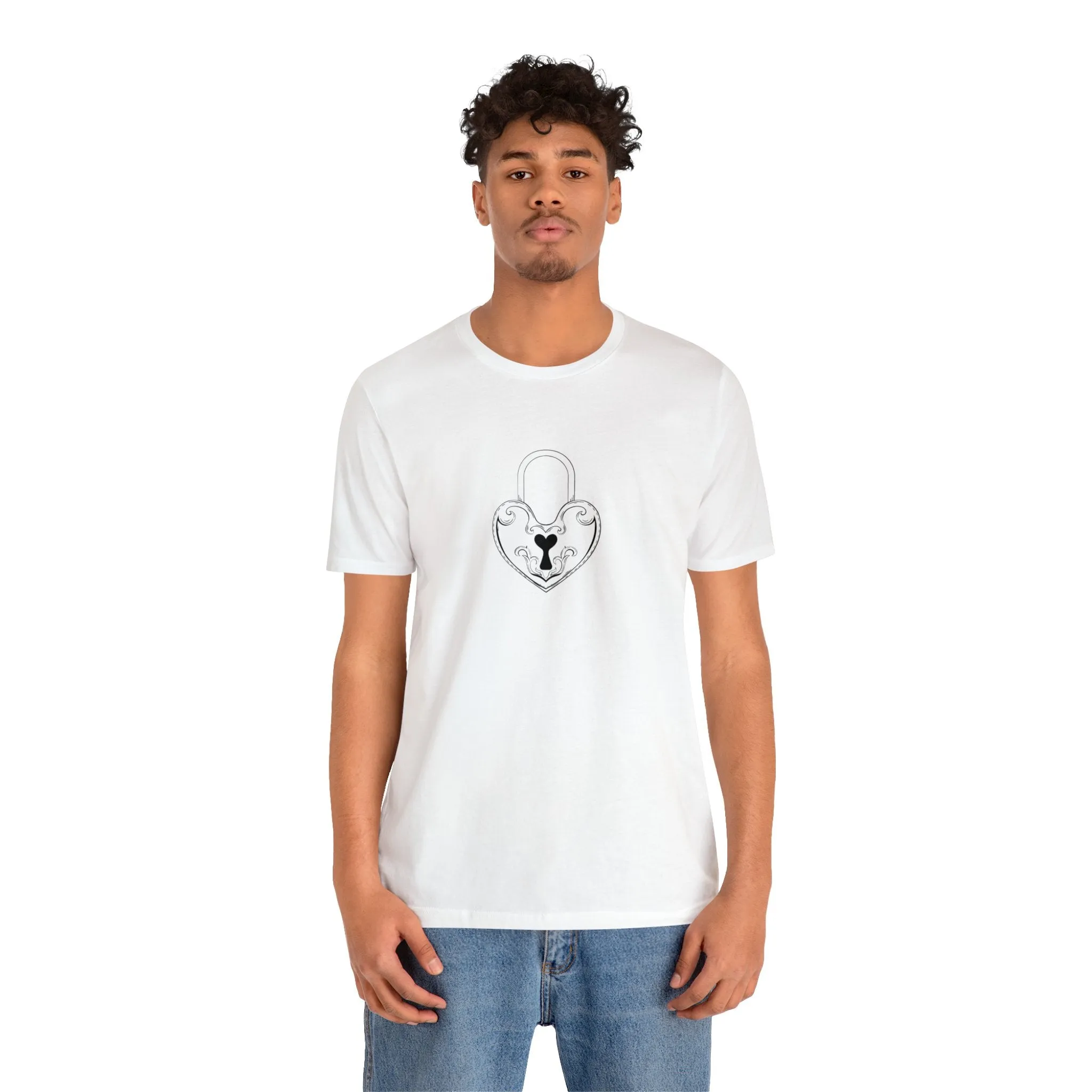 Couples Lock & Key Shirts -lock heart