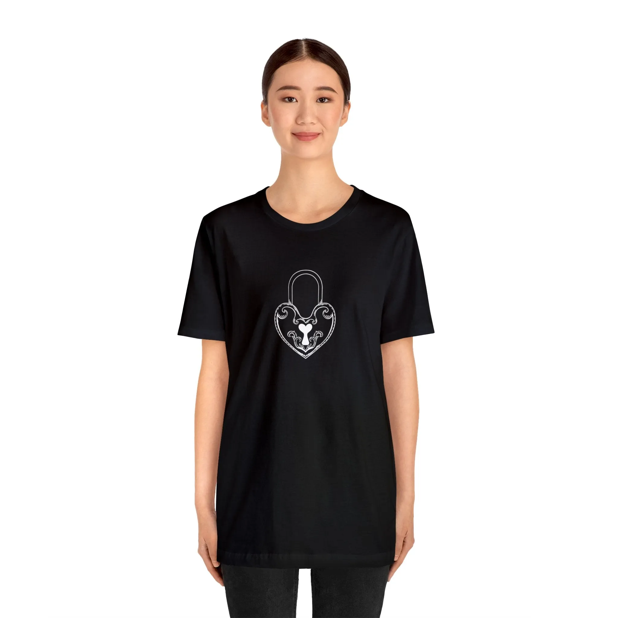 Couples Lock & Key Shirts -lock heart
