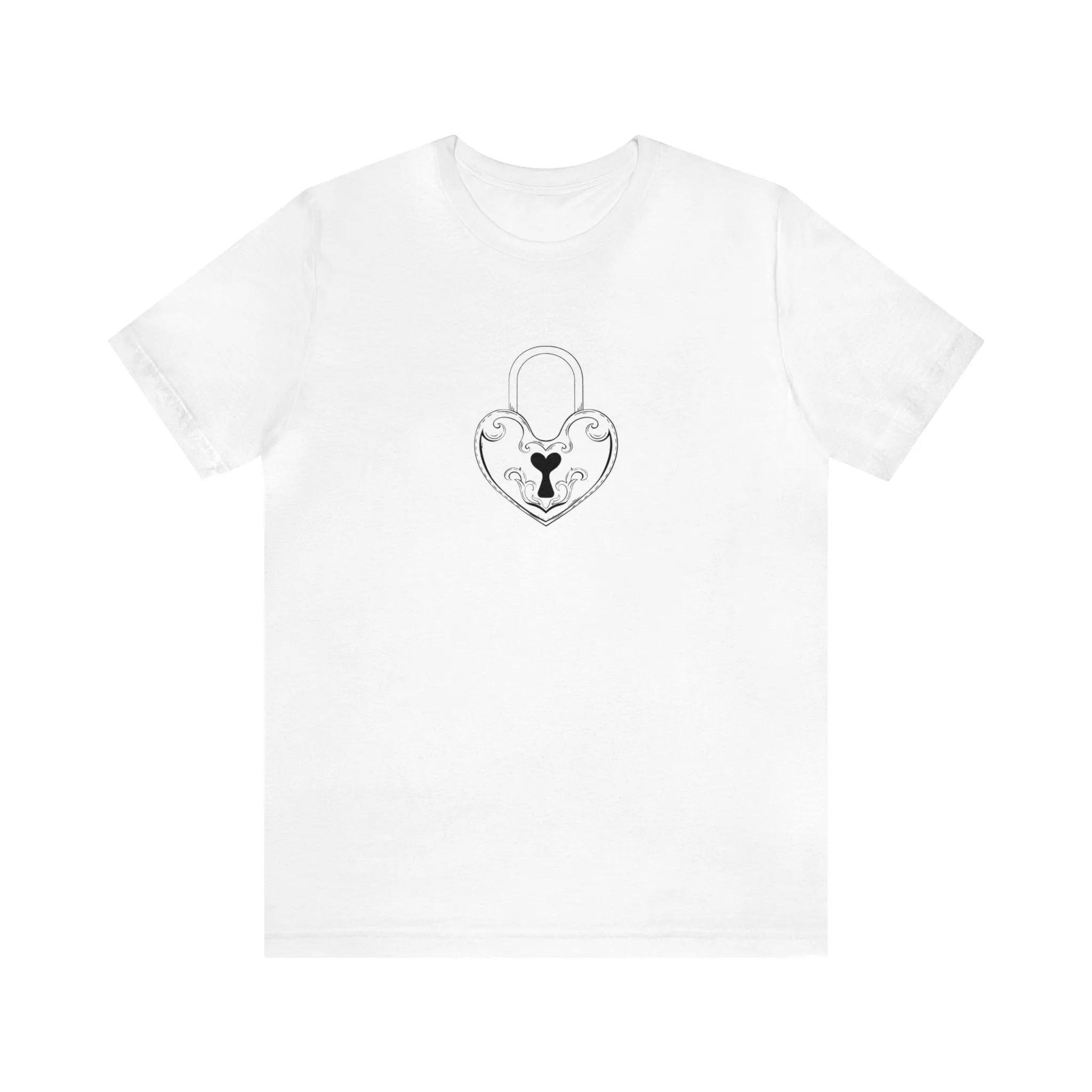 Couples Lock & Key Shirts -lock heart