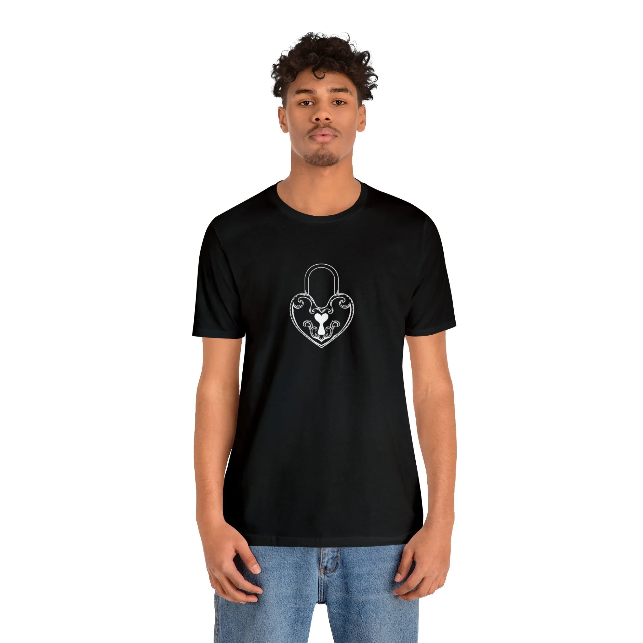 Couples Lock & Key Shirts -lock heart