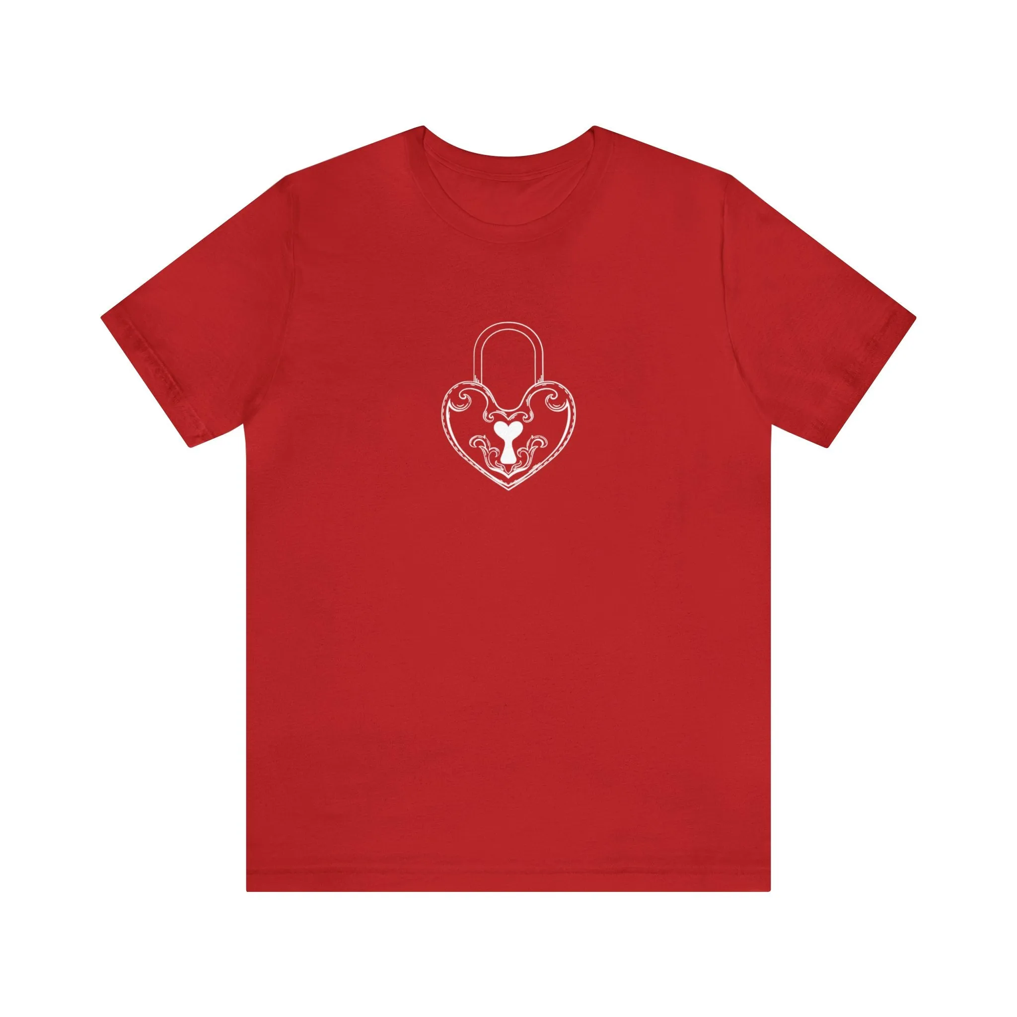 Couples Lock & Key Shirts -lock heart