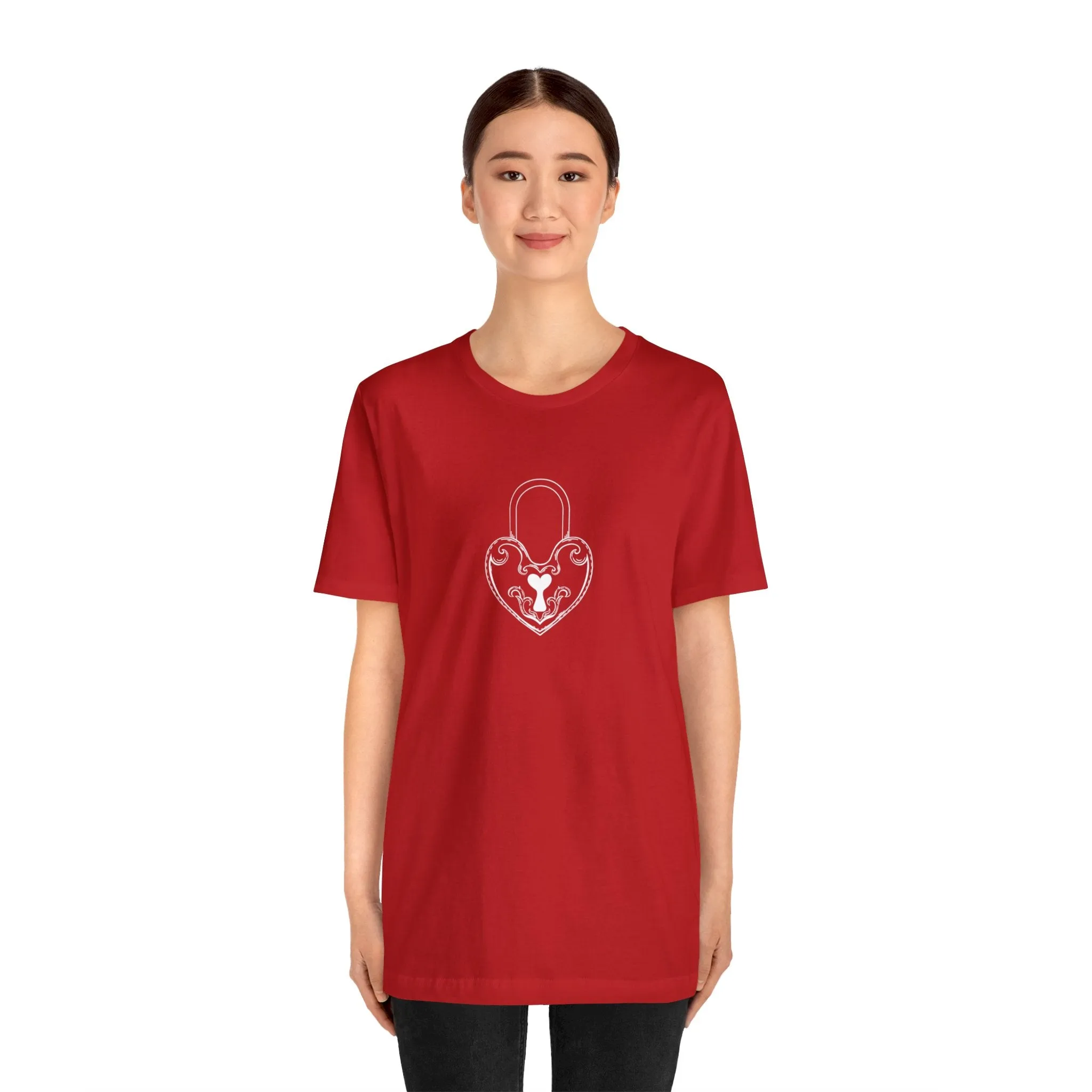 Couples Lock & Key Shirts -lock heart