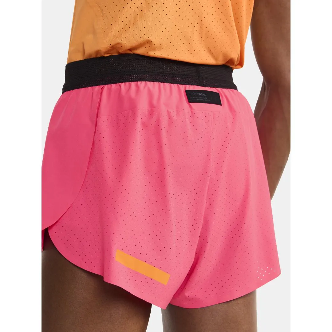 Craft Pro Hypervent Split Shorts - Fuchsia - WOMEN (1914596)