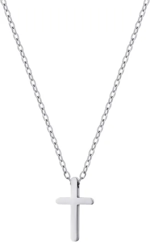 Cross Necklace For Women Silver Cross Necklace 18K Silver Plated Cross Necklace, Delicate Silver Necklace, Simple Silver Necklace, Women's Silver Fashion Gifts