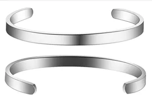 Custom Bracelets, Couple Personalized Bracelet Inspirational Quotes Stainless Steel Engraved Bracelet Best Friends Sisterscustom Friendship Bracelets