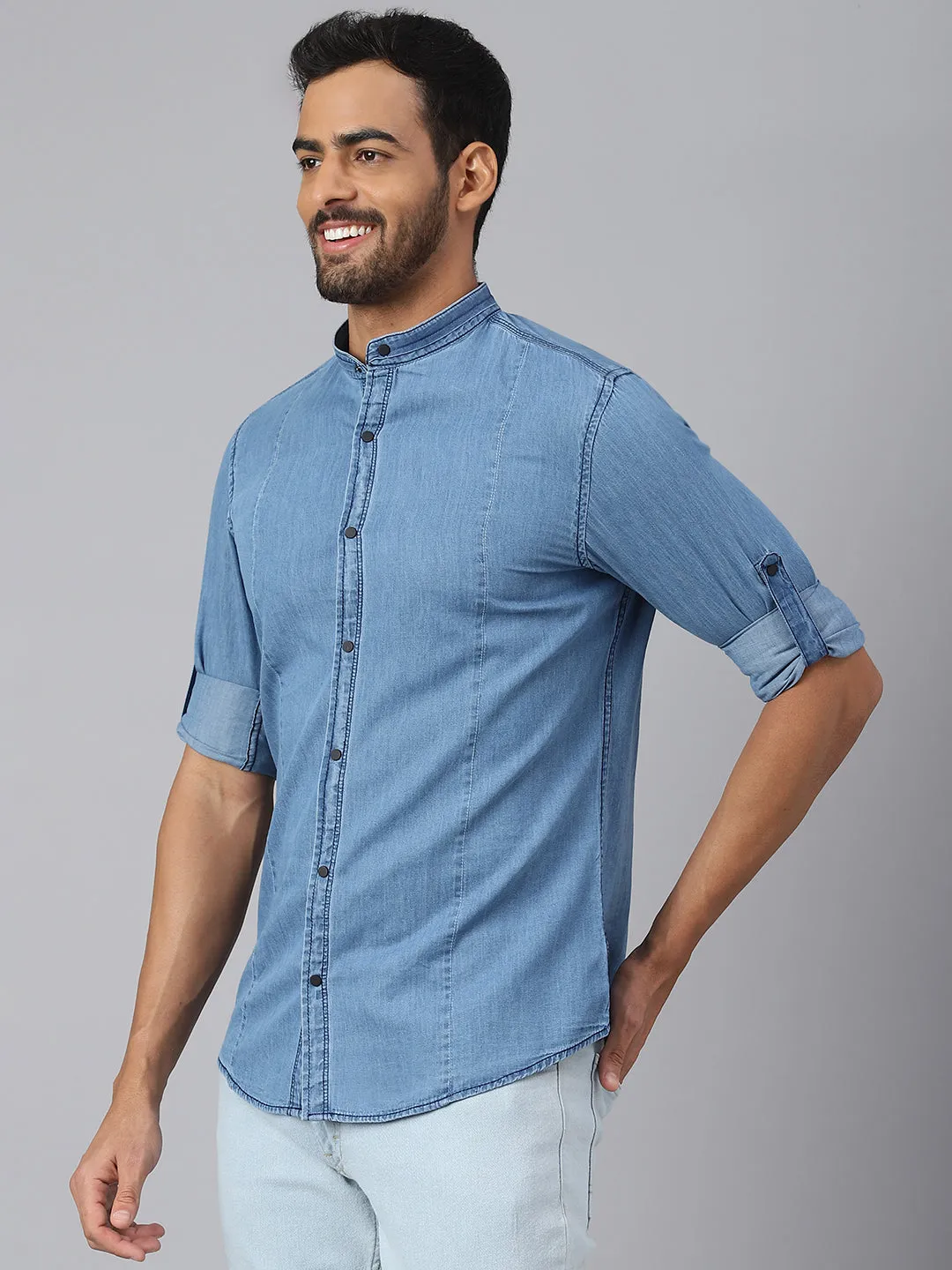Denim Fox Shirt