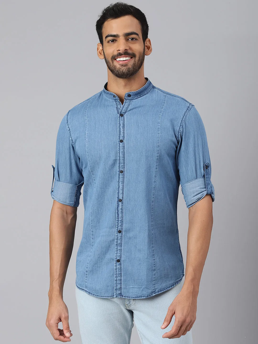 Denim Fox Shirt