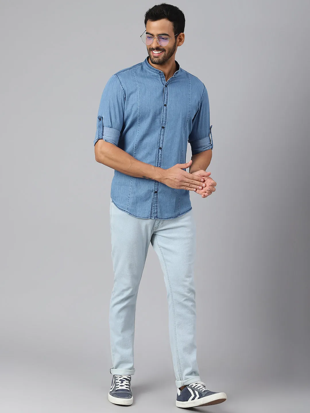 Denim Fox Shirt