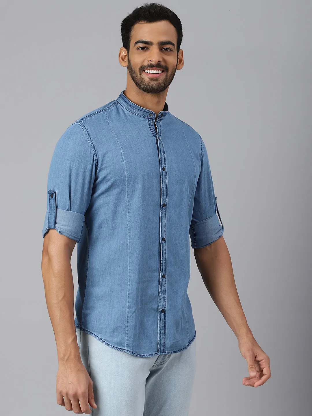 Denim Fox Shirt