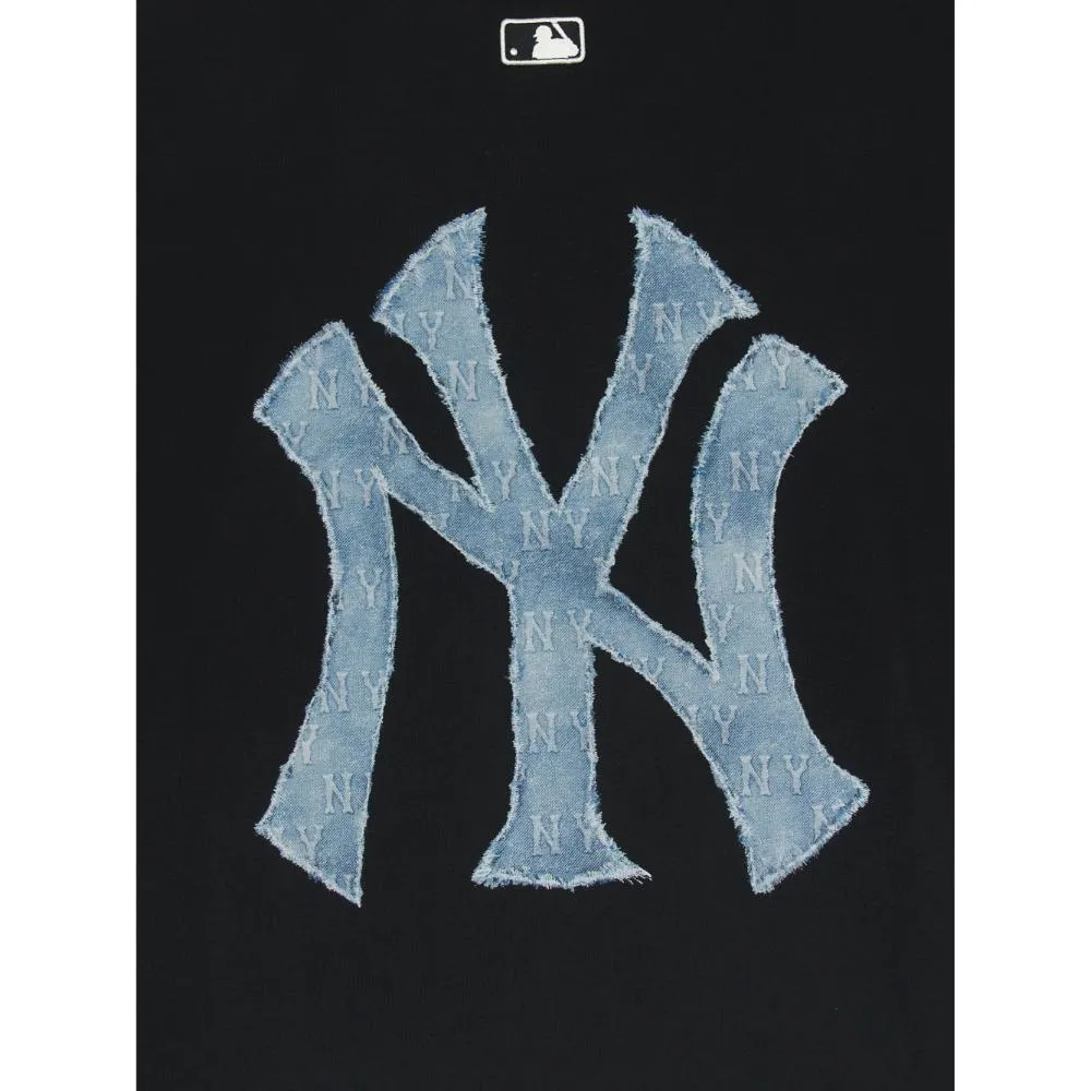 Denim-Like Monogram Big Lux Oversized-Fit T-Shirt New York Yankees