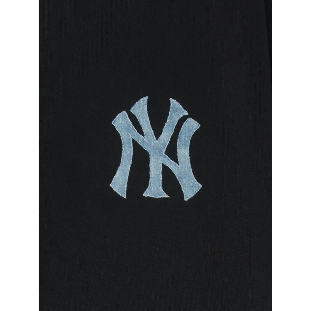 Denim-Like Monogram Big Lux Oversized-Fit T-Shirt New York Yankees