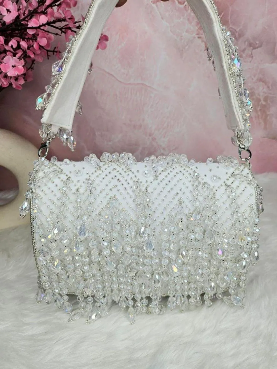 Designer Crystal Flap Bags