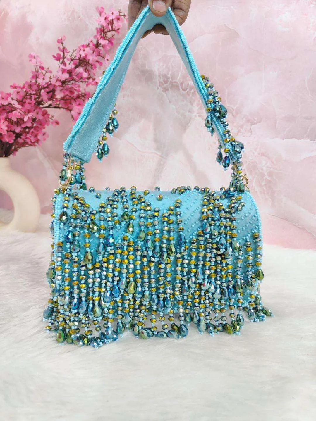 Designer Crystal Flap Bags