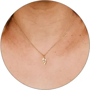 Diamond Pendant Necklace for Women 14K Gold Plated Leaf Tiny CZ Leaves Flower Pinecone Pendant Necklace Simple Shiny Necklaces Delicate Everyday Jewelry Necklaces Gift for Bridesmaid Brides