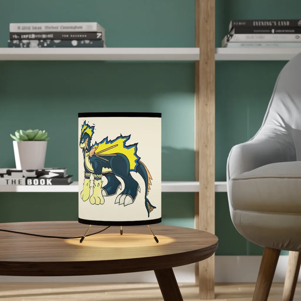 Doffis Tripod Lamp with High-Res Printed Shade, US/CA plug