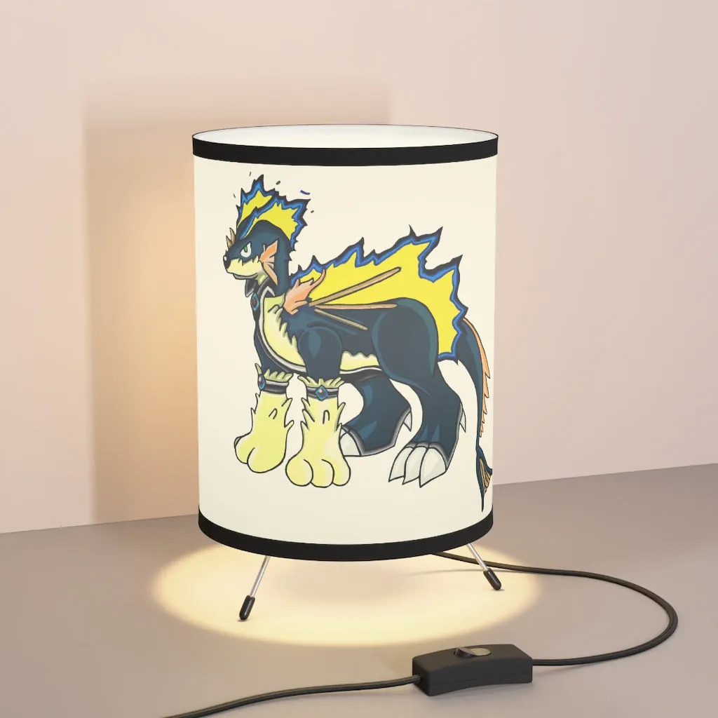 Doffis Tripod Lamp with High-Res Printed Shade, US/CA plug