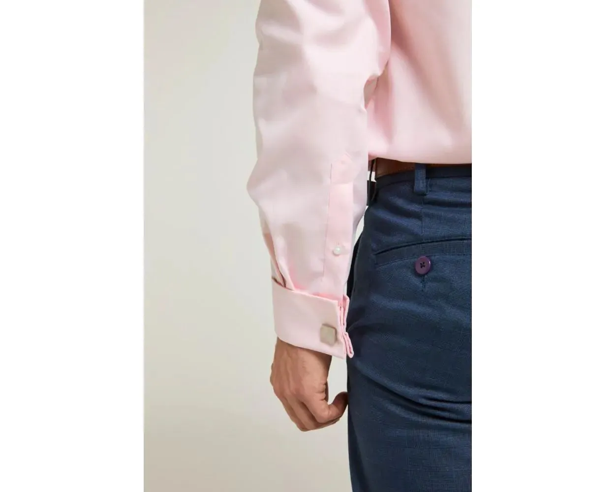 Double Two/Paradigm Men's Double Cuff Pure Cotton Non Iron Formal Shirts Size 14.5 - 23, 7 Colours