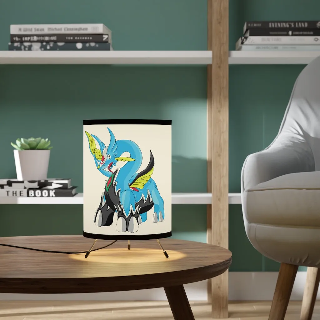 Dragigas Tripod Lamp with High-Res Printed Shade, US/CA plug