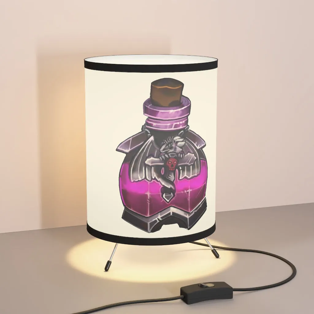 Dragon Potion Tripod Lamp with High-Res Printed Shade, US/CA plug