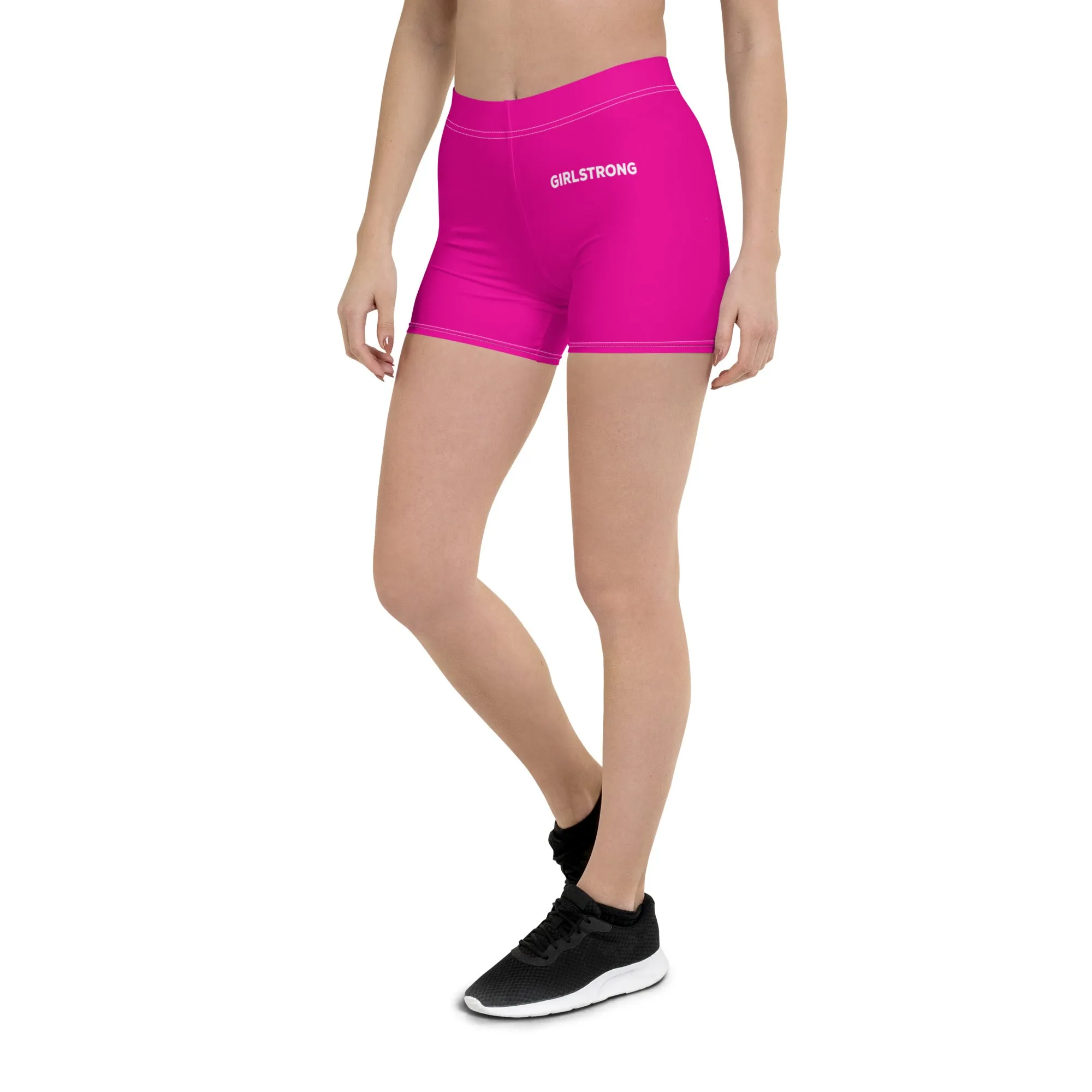 ELEVATED ESSENTIALS, SLIM AND SCULPT SHORTS POWER PINK