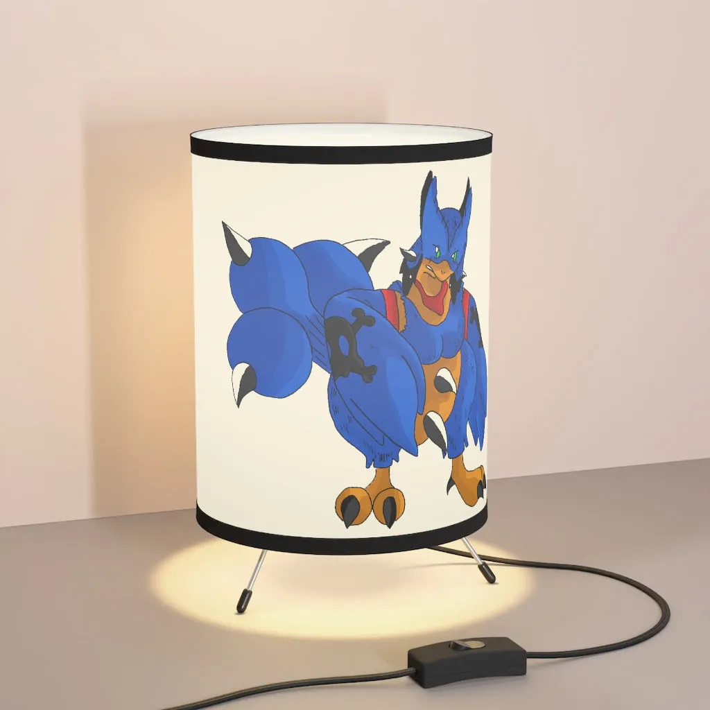 Empeor Tripod Lamp with High-Res Printed Shade, US/CA plug