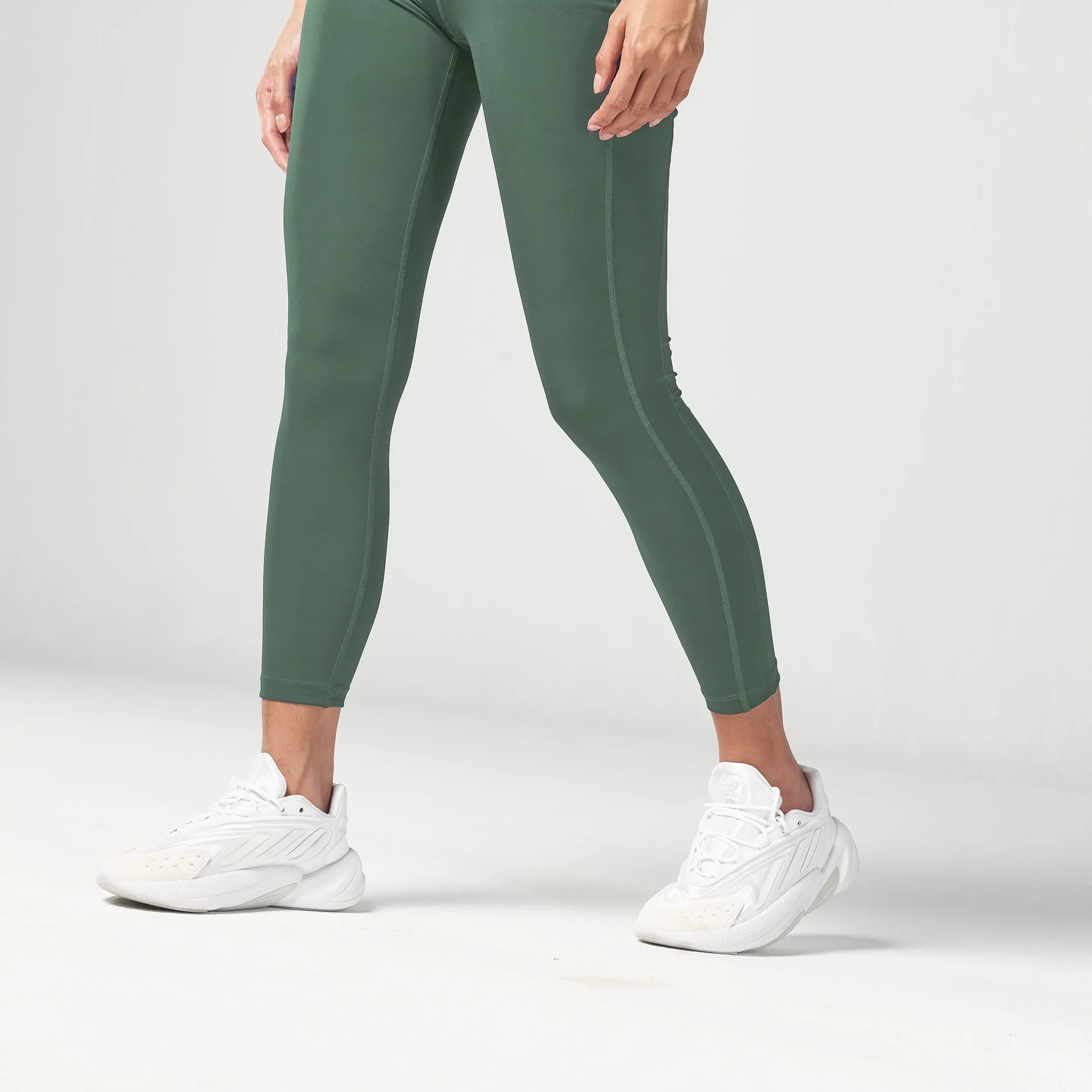 Essential Cropped Leggings 24" - Dark Forest