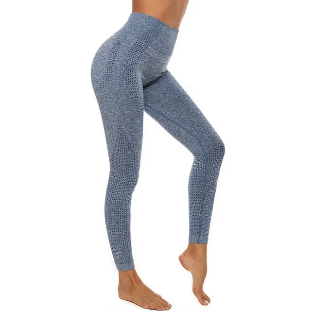 Essential Seamless Contour Leggings - Stone Blue