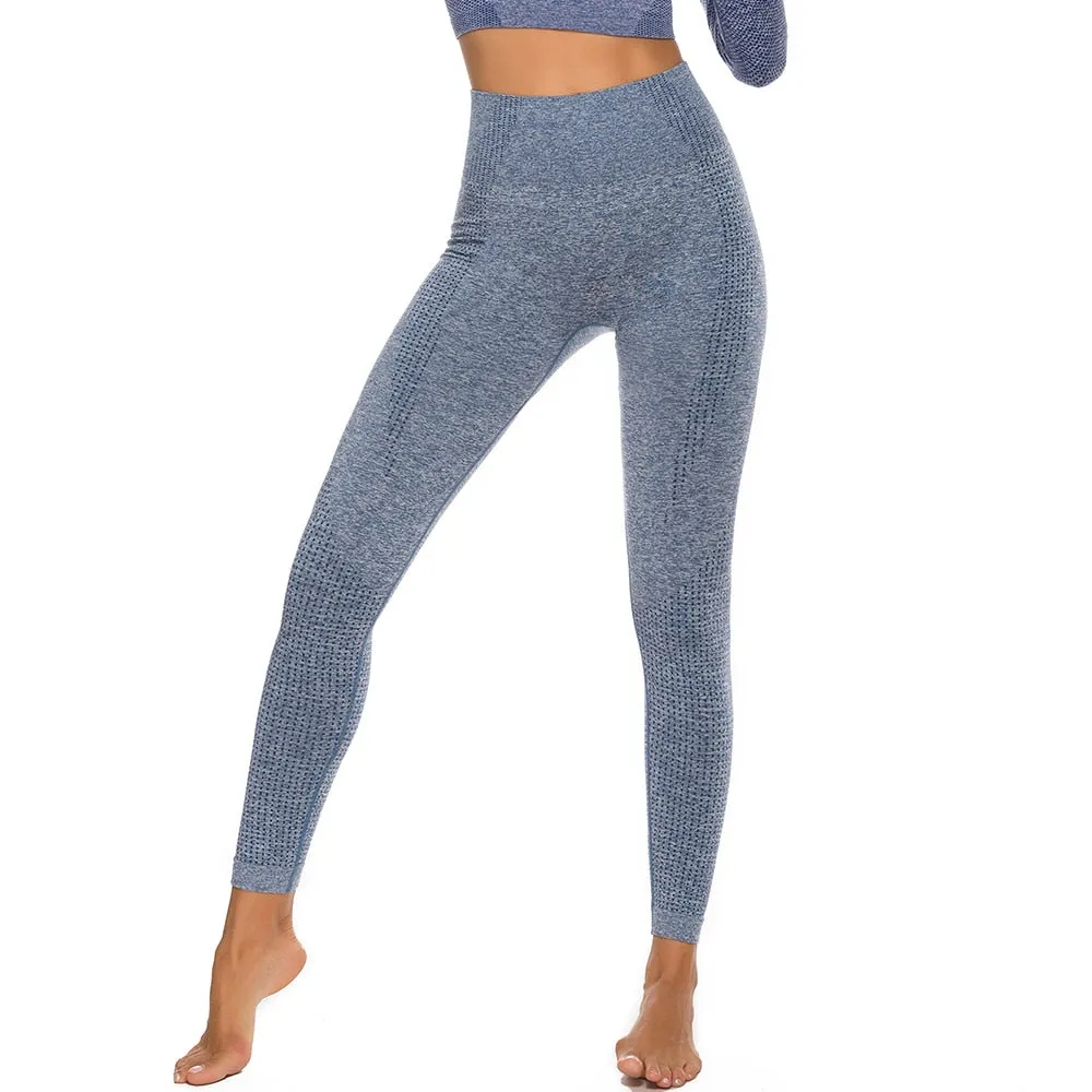Essential Seamless Contour Leggings - Stone Blue