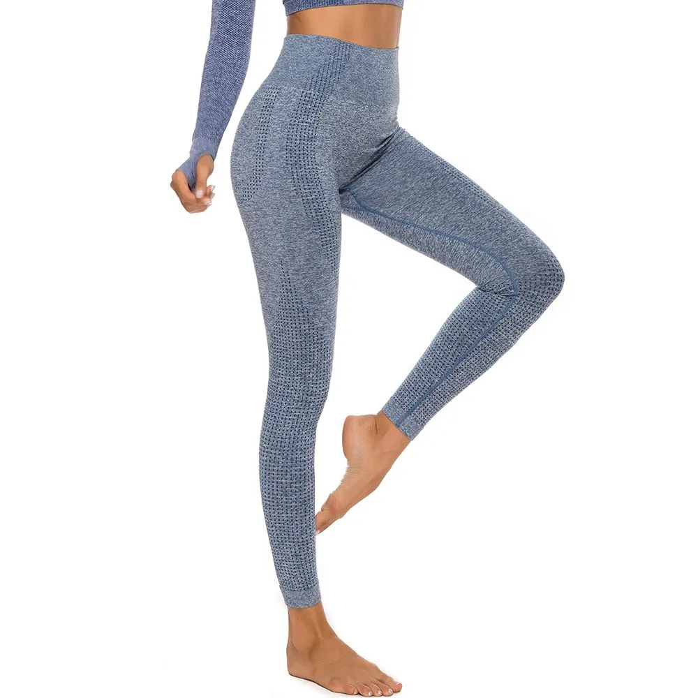 Essential Seamless Contour Leggings - Stone Blue