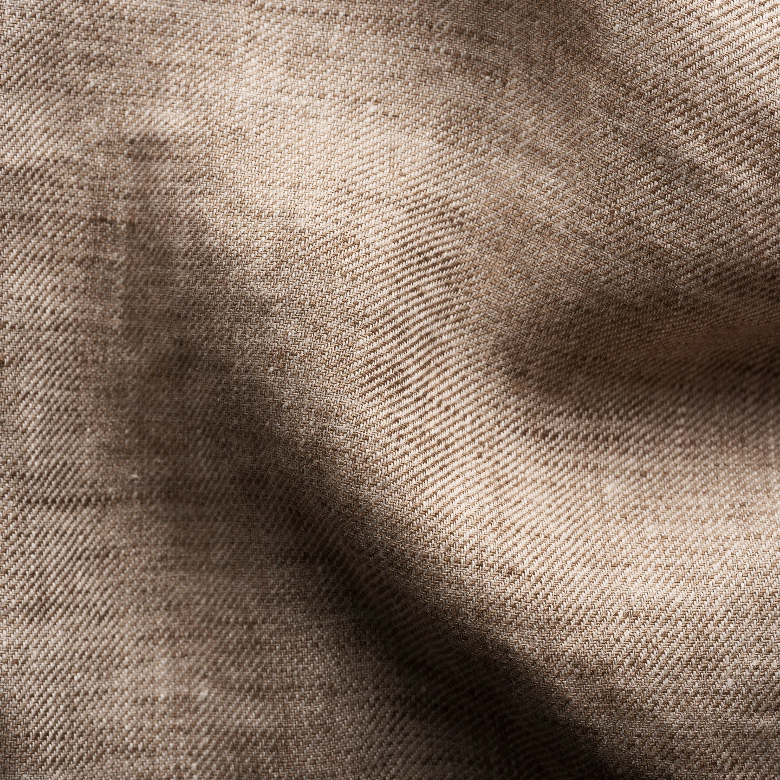 ETON - Brown CONTEMPORARY FIT Linen Twill Shirt 10000470938