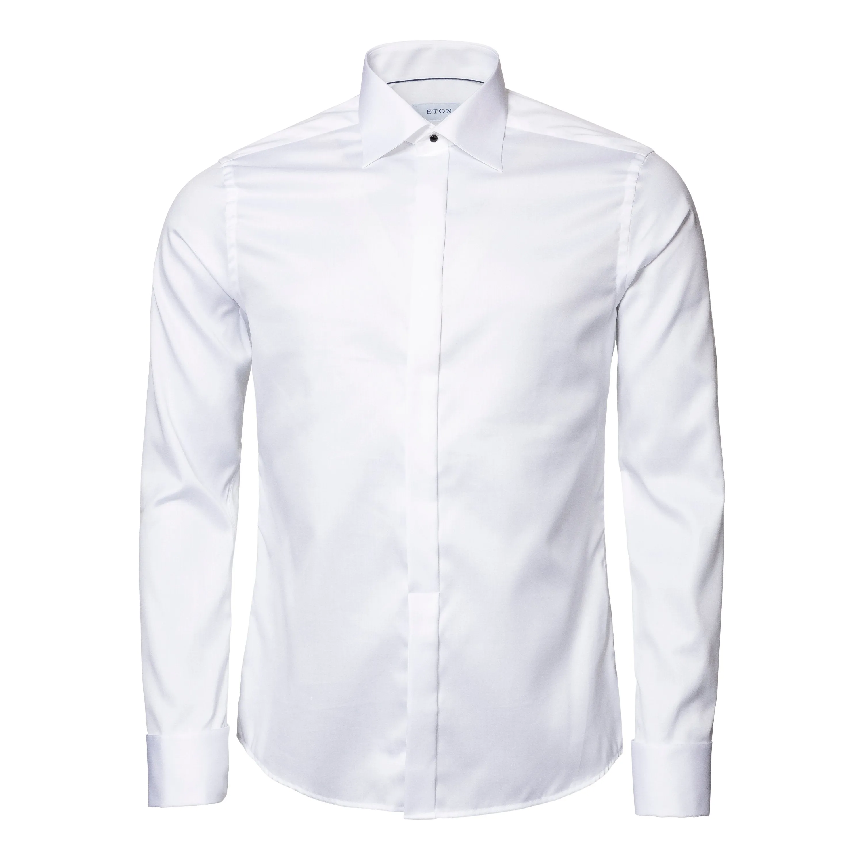 ETON - White CONTEMPORARY FIT Signature Twill Tuxedo Shirt 30007031800