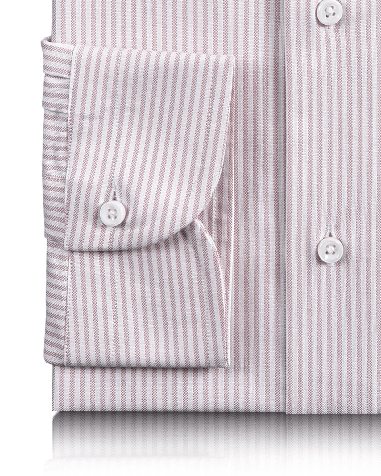 EZS Pink University Stripes Oxford