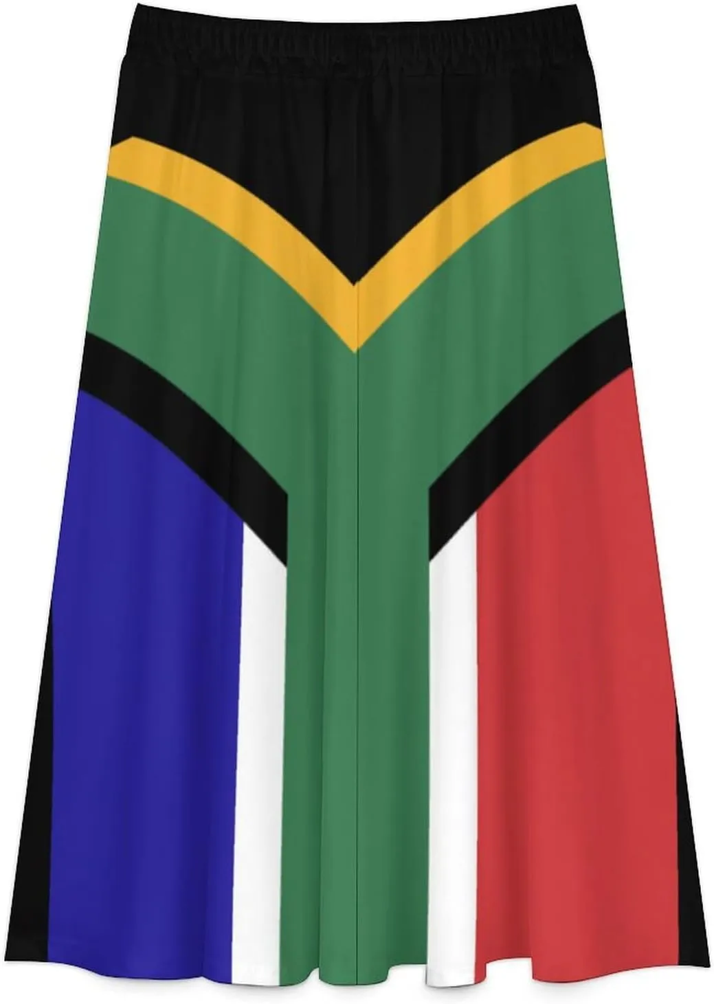 Fattyeery Skirts for Womens Sri Lanka Flag Summer Pleated High Waisted Long Skirt Casual Skirt for Beach Party Holiday Dress
