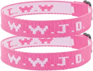 FORUBUS WWJD Bracelets, Inspirational Christian Wristbands for Men and Women, What Would Jesus Do Bracelets Pack/Single