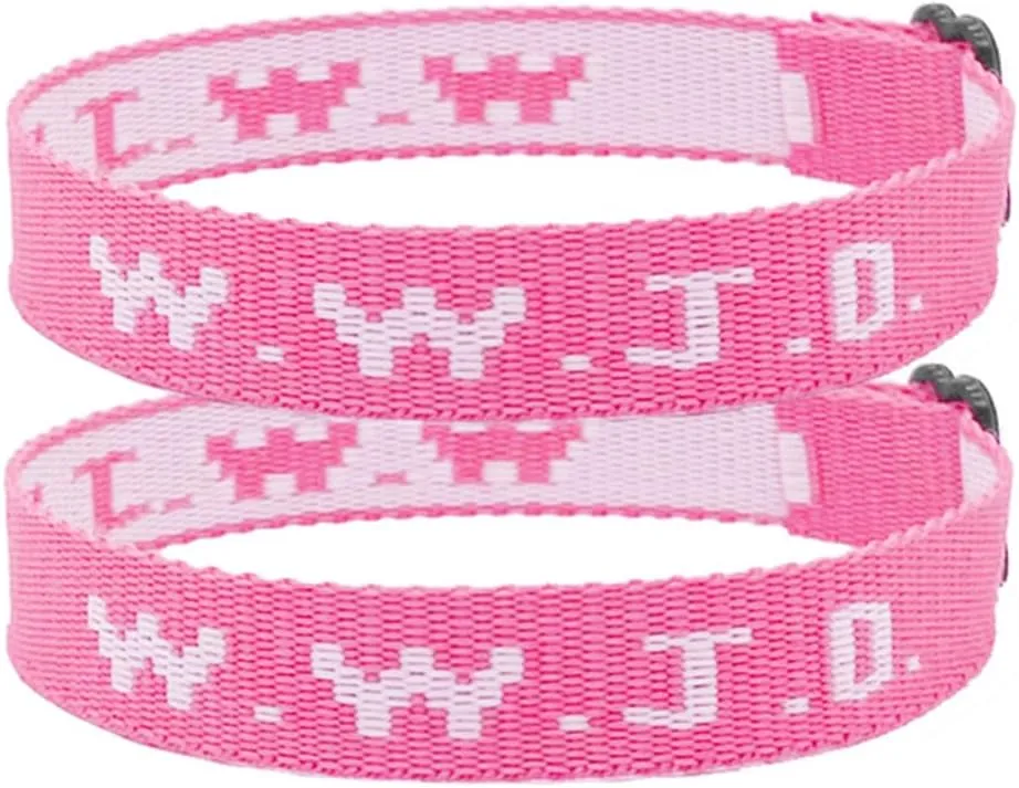 FORUBUS WWJD Bracelets, Inspirational Christian Wristbands for Men and Women, What Would Jesus Do Bracelets Pack/Single