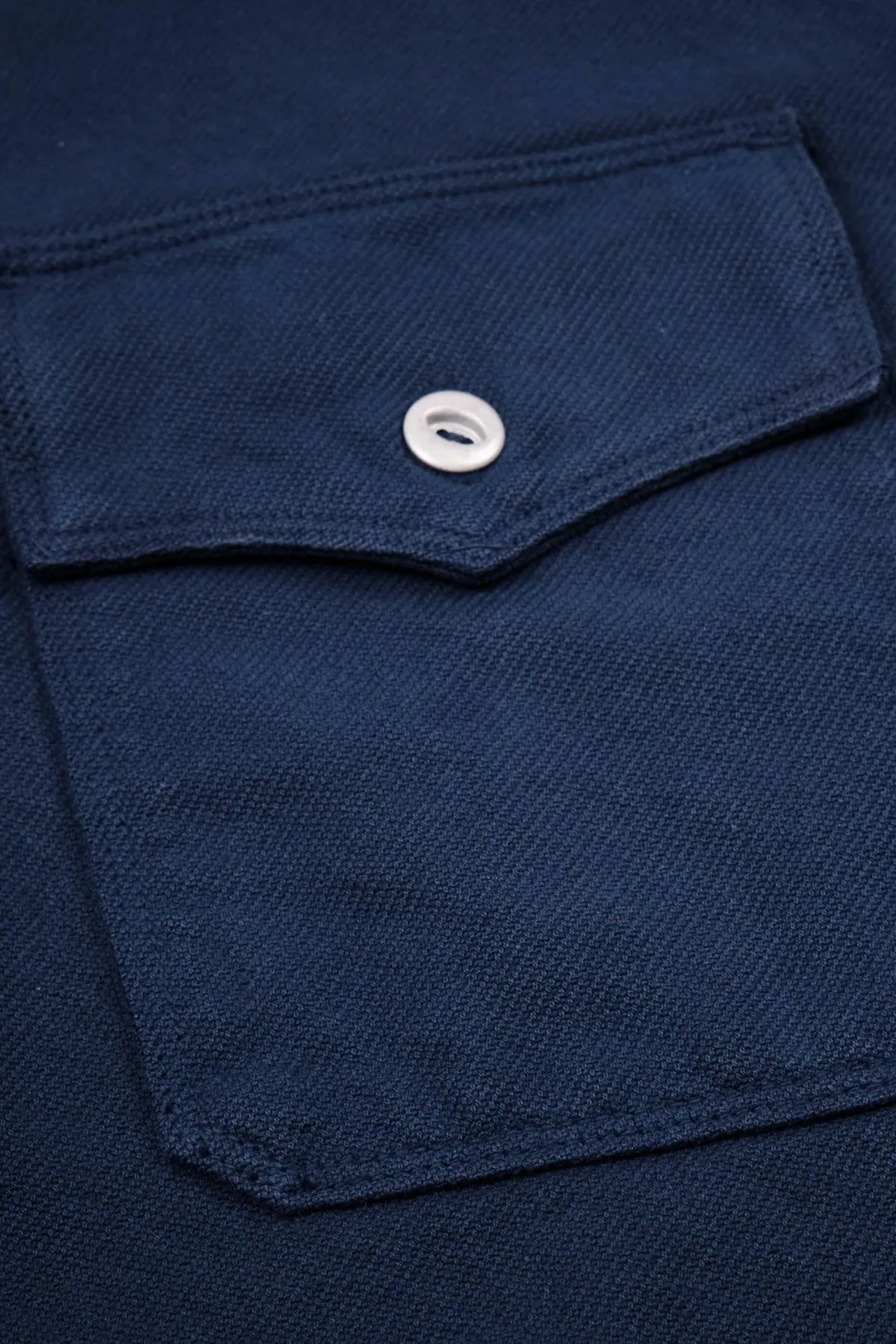 Freenote Cloth - Scout USA Shirt in Mineral Blue