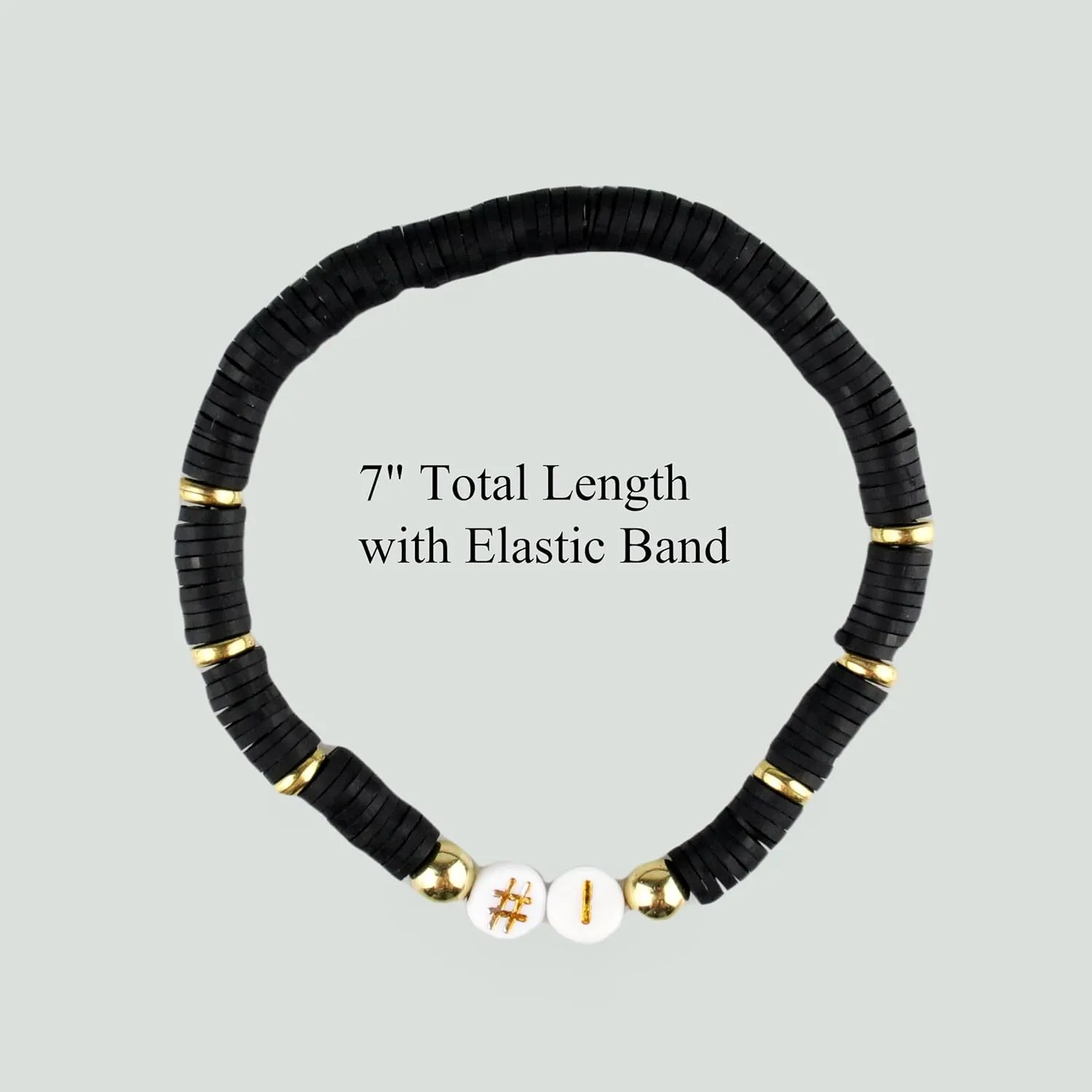 Friendship Bracelets Heishi Surfer Colorful Beaded Bracelet Set for Women Girls Rainbow Stretch Bracelets Outfits Jewelry Gifts
