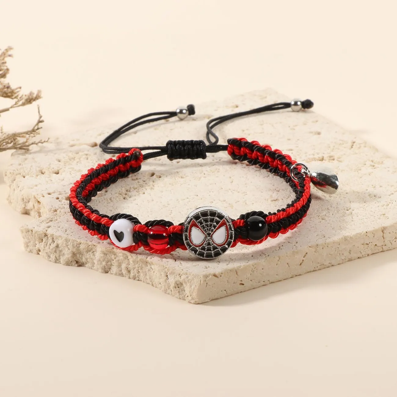 Friendship/Couples Bracelets Set, Birthday Valentine's Day Jewelry Gifts for BF GF Daughter Sister Bestie,Spider Kitty Gwen Matching Bracelet for Couples Best Friend