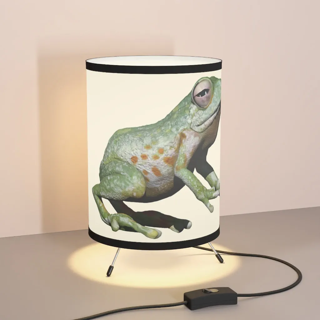 Frog Tripod Lamp with High-Res Printed Shade, US\CA plug