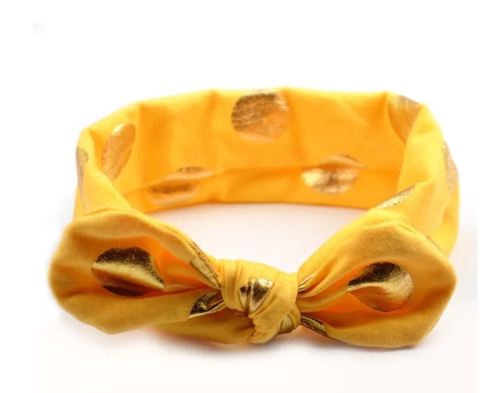 Girls Floral And Polka Dot Headbands