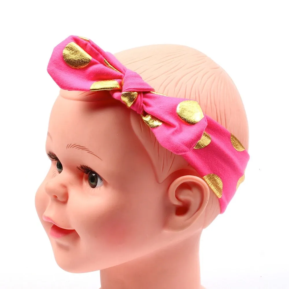 Girls Floral And Polka Dot Headbands
