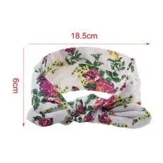 Girls Floral And Polka Dot Headbands