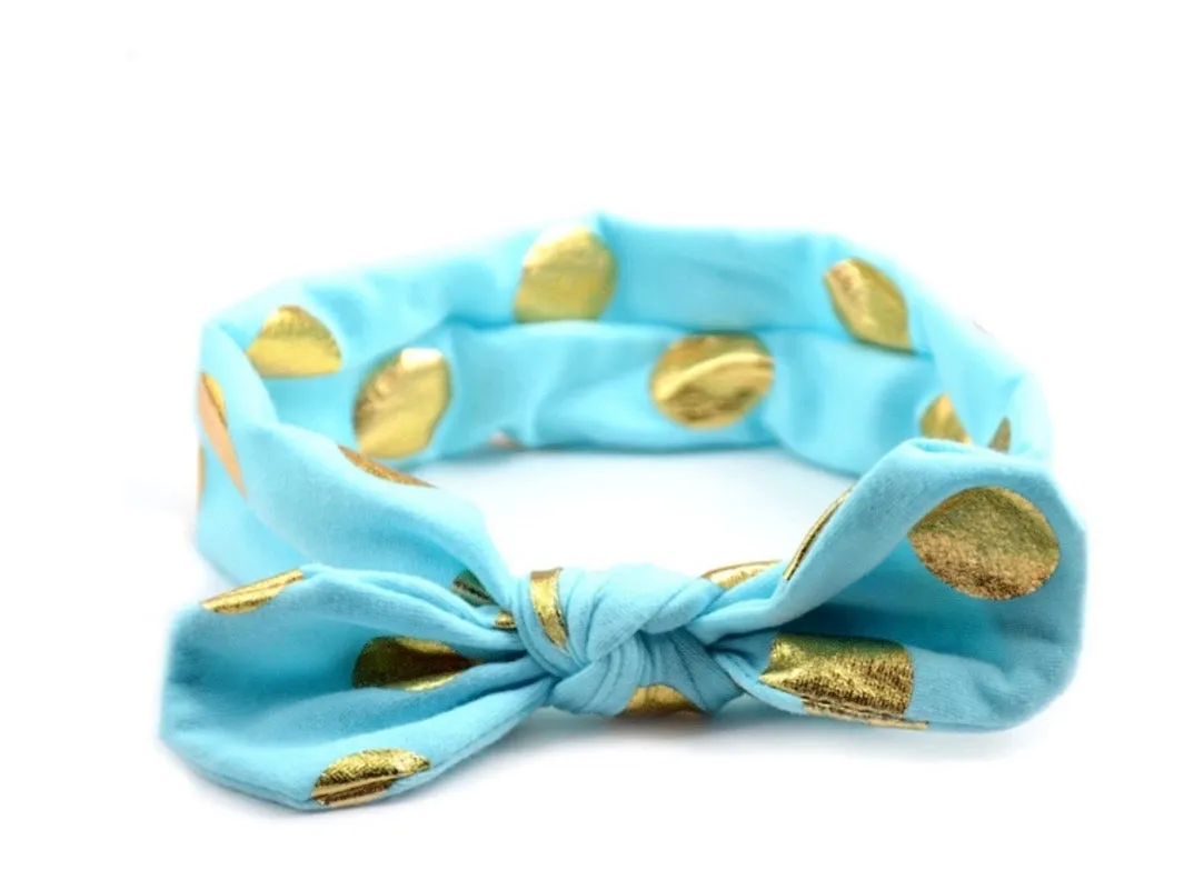 Girls Floral And Polka Dot Headbands