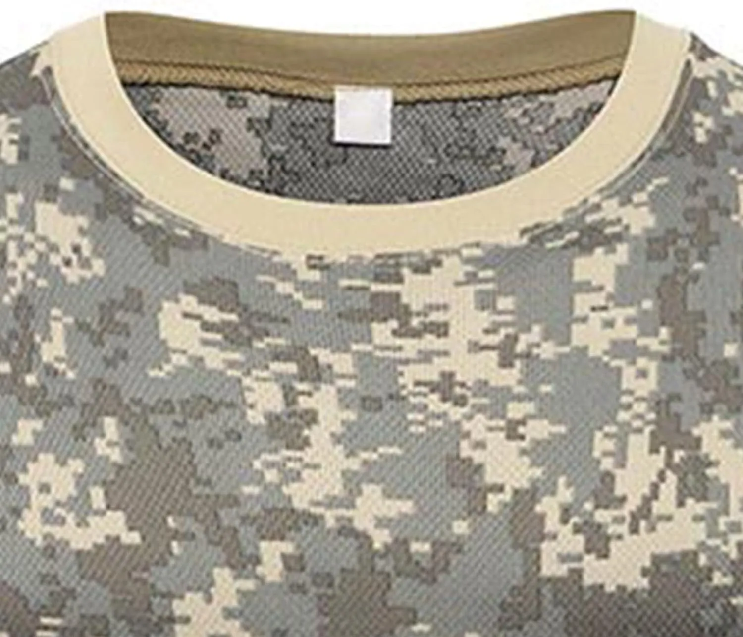 GOKKILRW Men's T Shirts Casual Camo Printed Lightweight Quick Dry Plus Size Crewneck Short Sleeve Military Hunting Tees