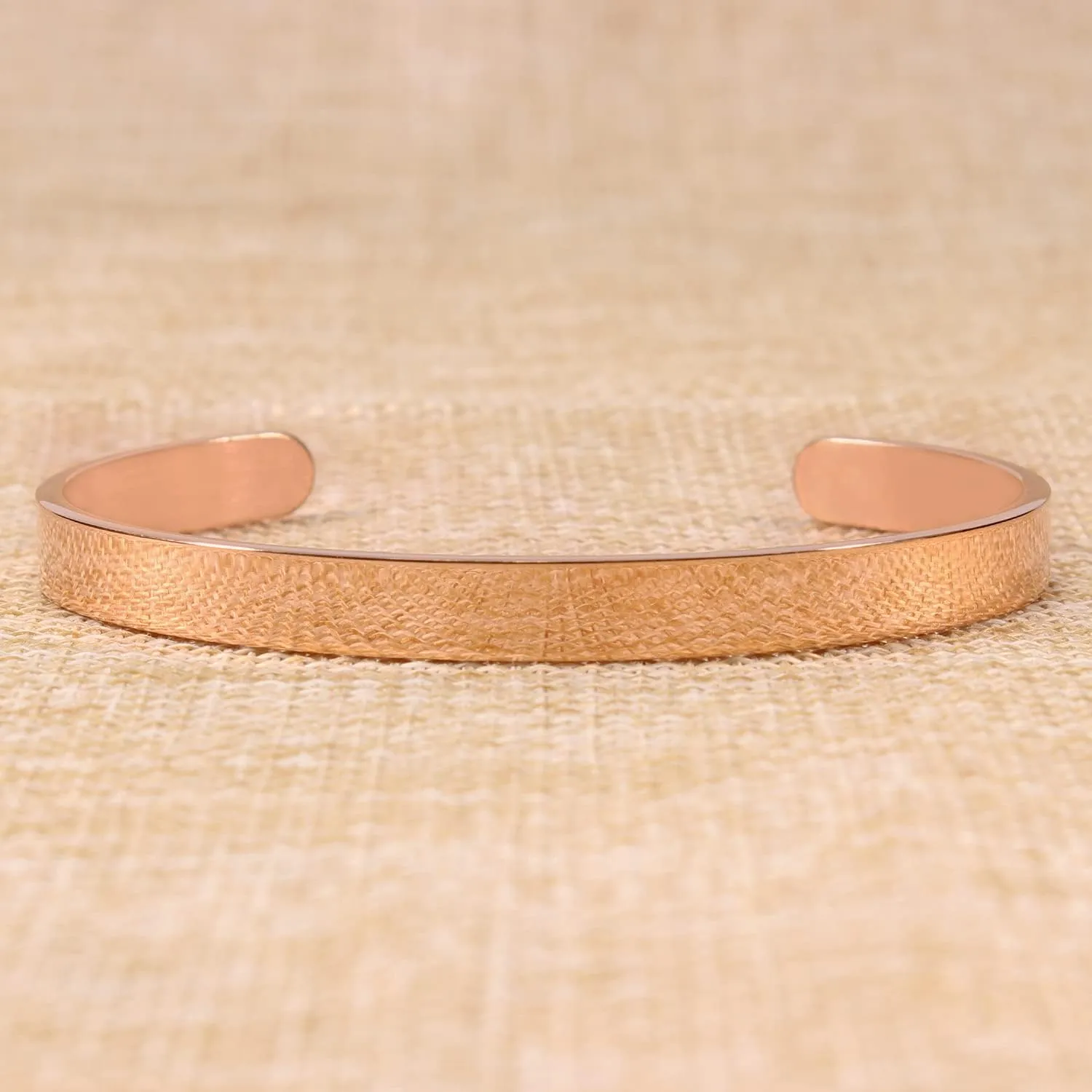 Gold Bracelets for Women Gifts Valentines Day Gifts for Her Uplifting Cuff Bangle Inspirational Mantra Engraved Rose Gold Jewelry