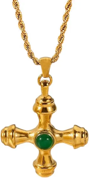 Gold Coin & Heart Pendant Necklaces for Women - Fashion Cross & Teardrop Designs